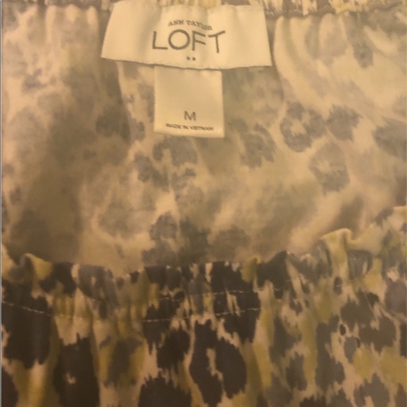 Beige, Yellow and Blue Ann Taylor LOFT Top - Picture 3 of 3